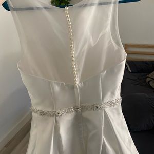 Fit and flare wedding dress